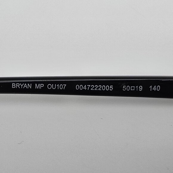 *SOLD*Tommy Hilfiger Bryan MP OU107 Black Frame Grey Lens Sunglasses w Case 50mm - Picture 8 of 15